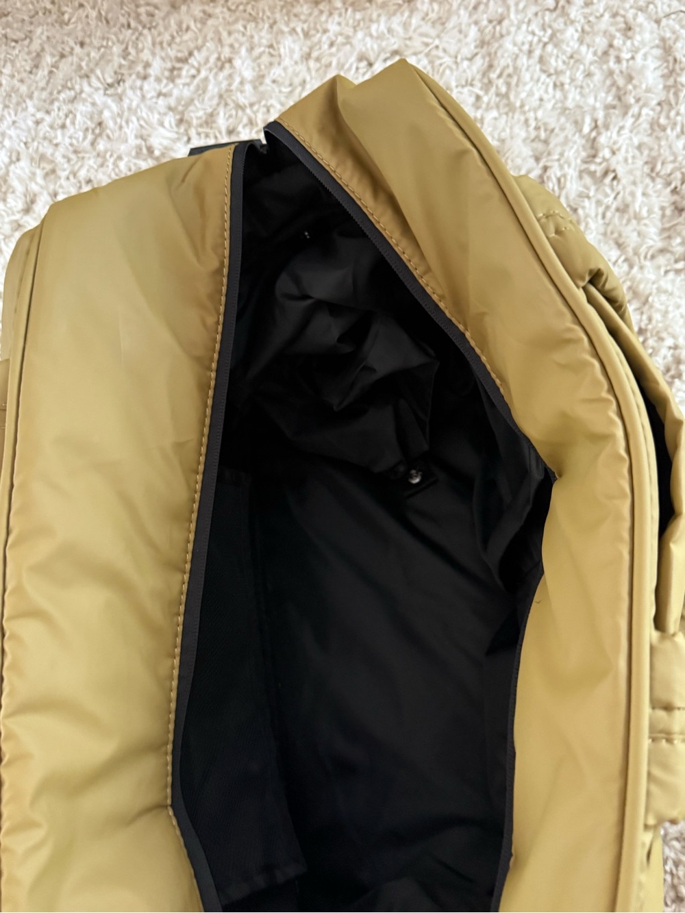 Calpak Luka Duffel in Khaki - Picture 6 of 8